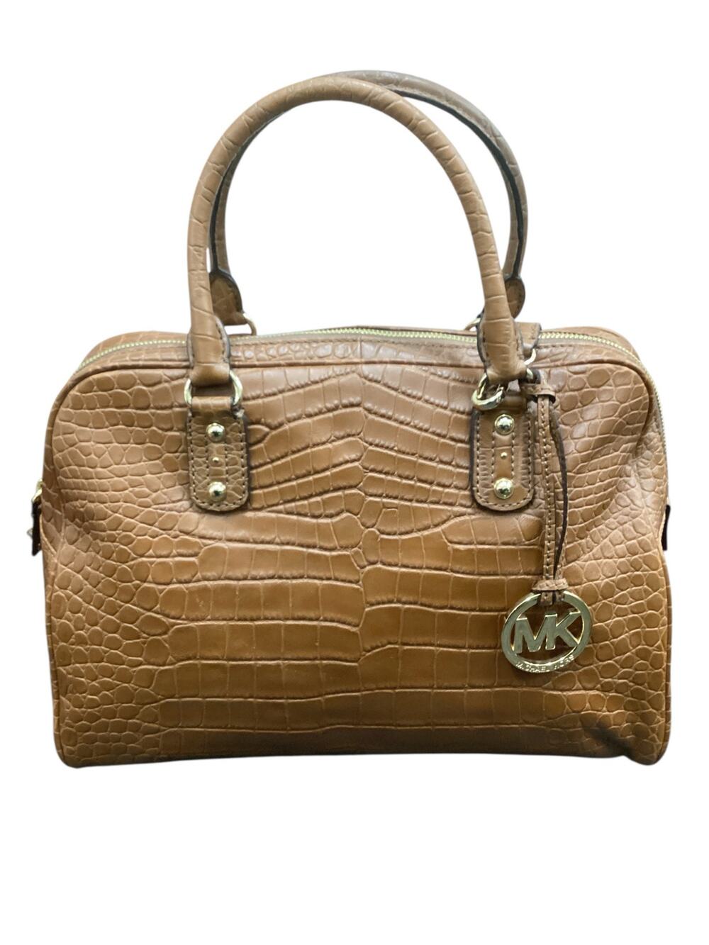 NWT Michael Kors Bag Women’s One Size Large Satchel “Mocha”Genuine Leather Honey